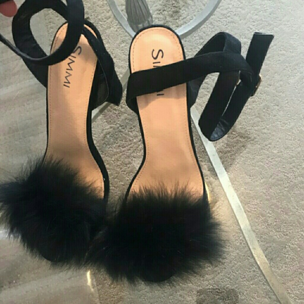 Fur Sandal Heels